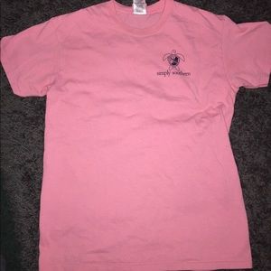 Simply Southern pink turtle shirt never worn!